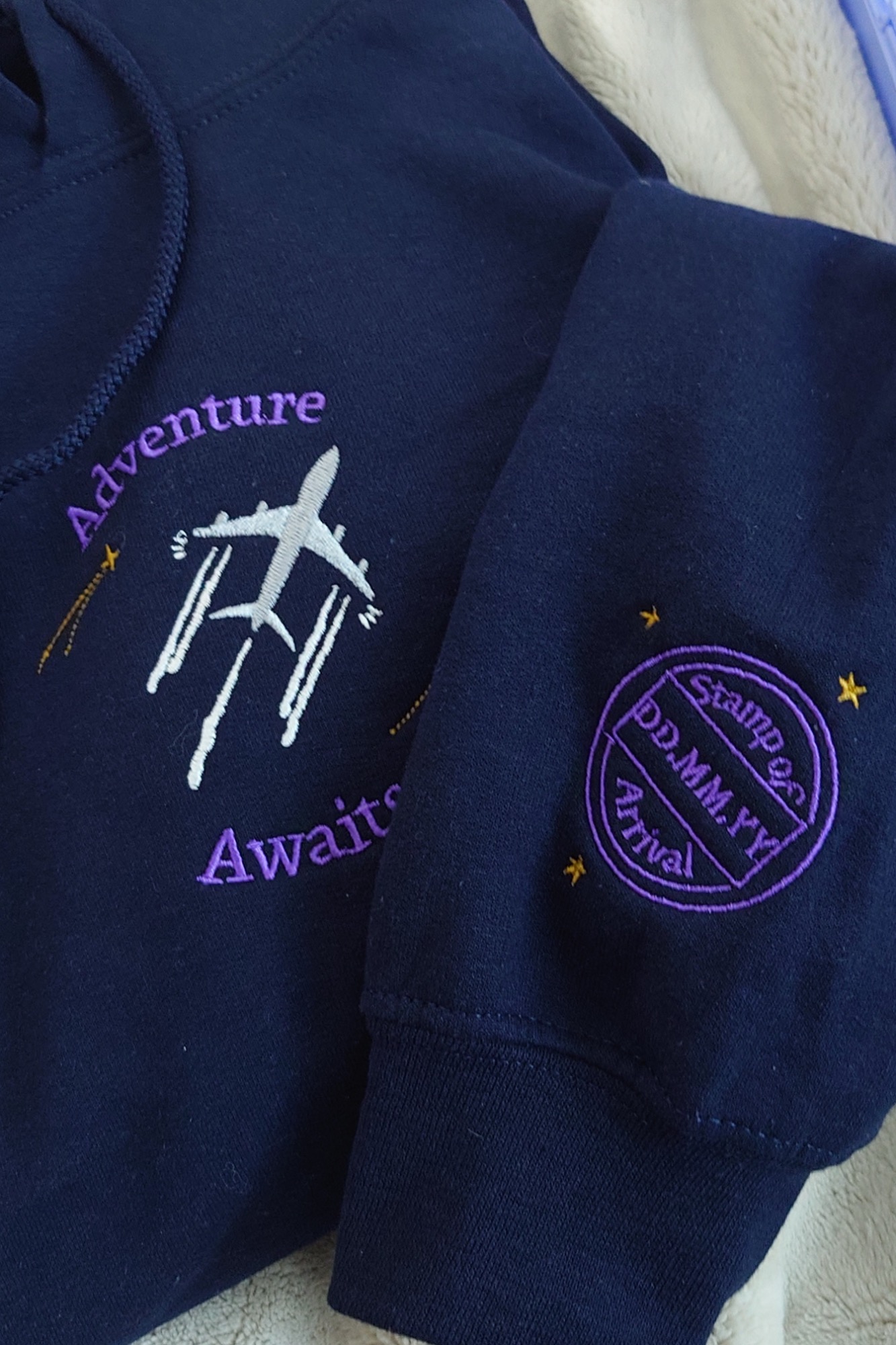 Hoodie sample is here!