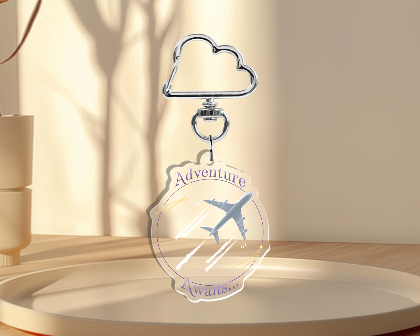 Adventure awaits and so does this keyring!