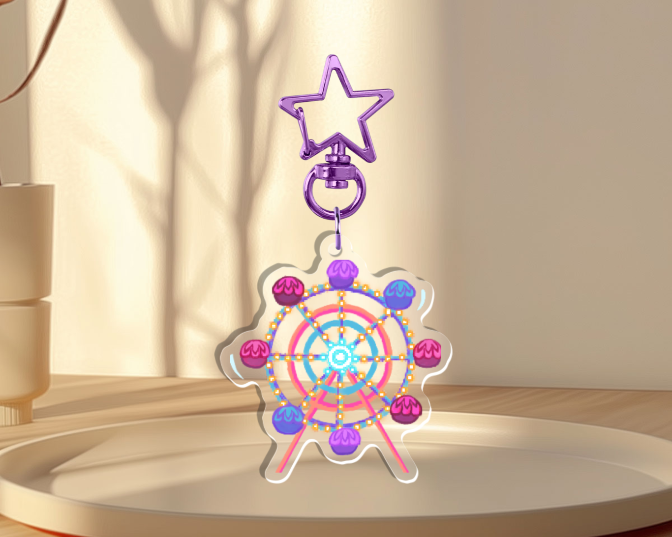 Ferris wheel your favourite ride? Take this keychain with you!