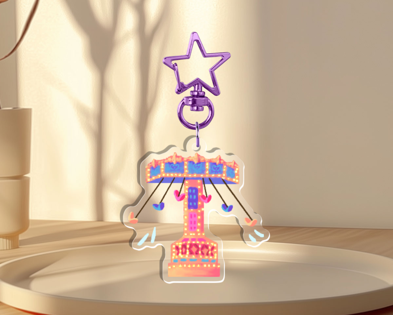 This keychain will help you reach daring heights!